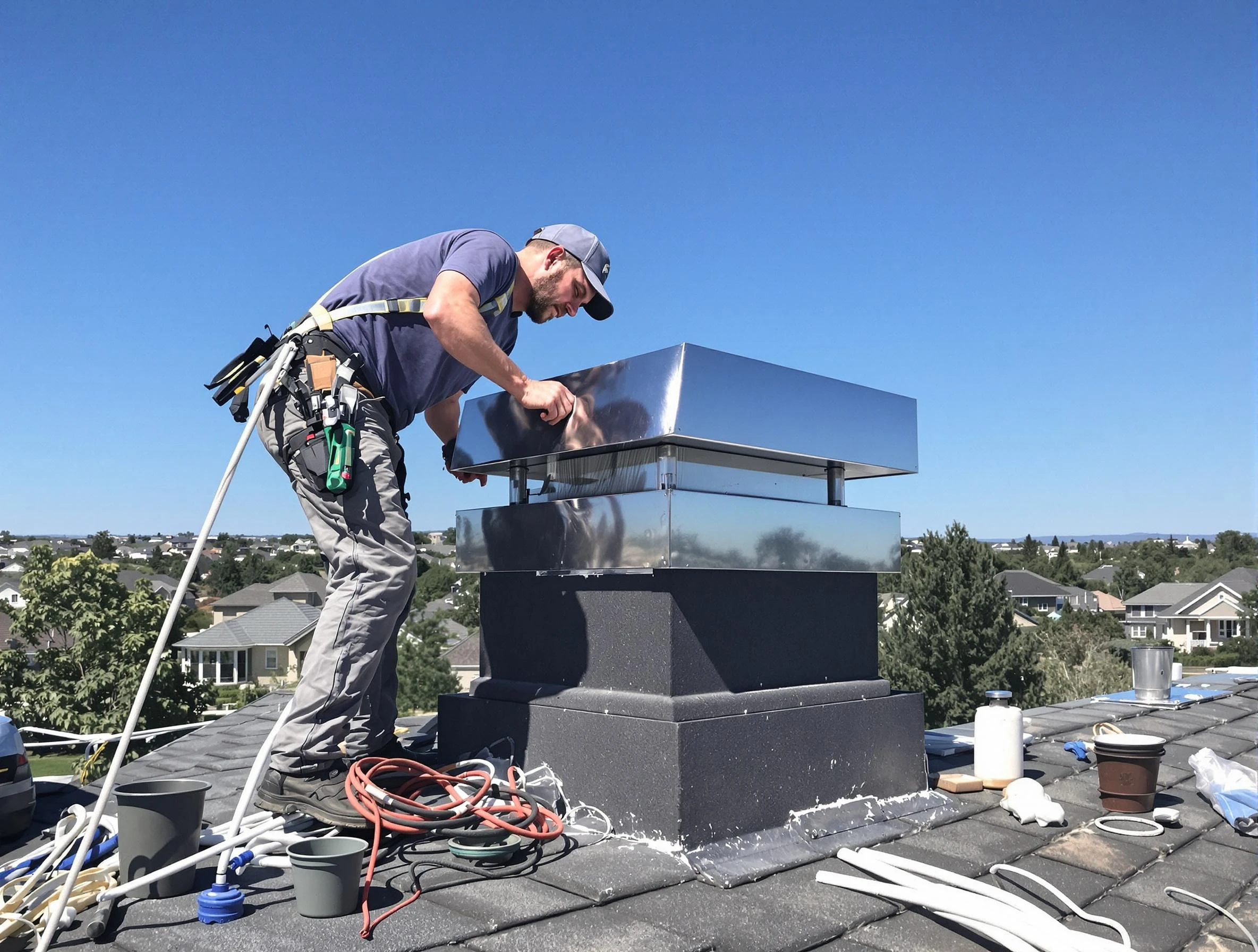Chimney Cap Services service in Long Branch, NJ